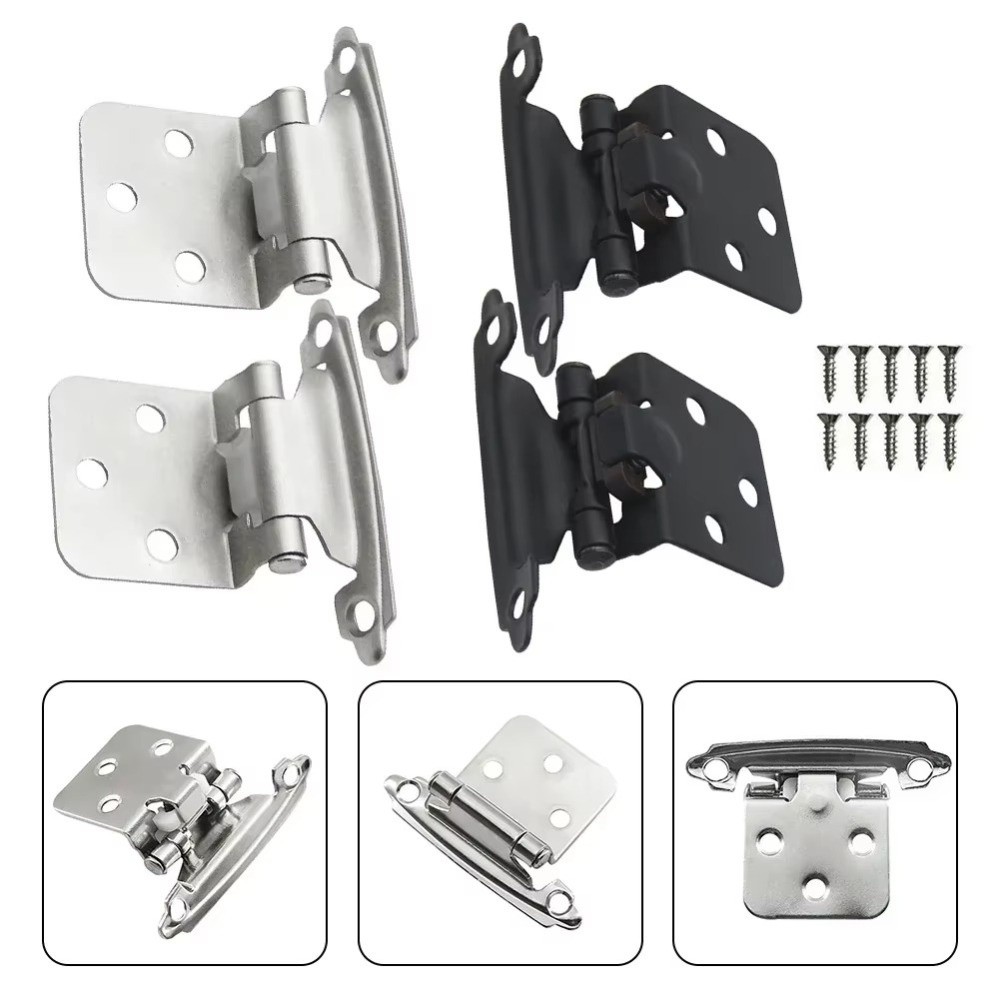 Cabinet Hinge Overlay - Durable American Spring Hinge With Screws