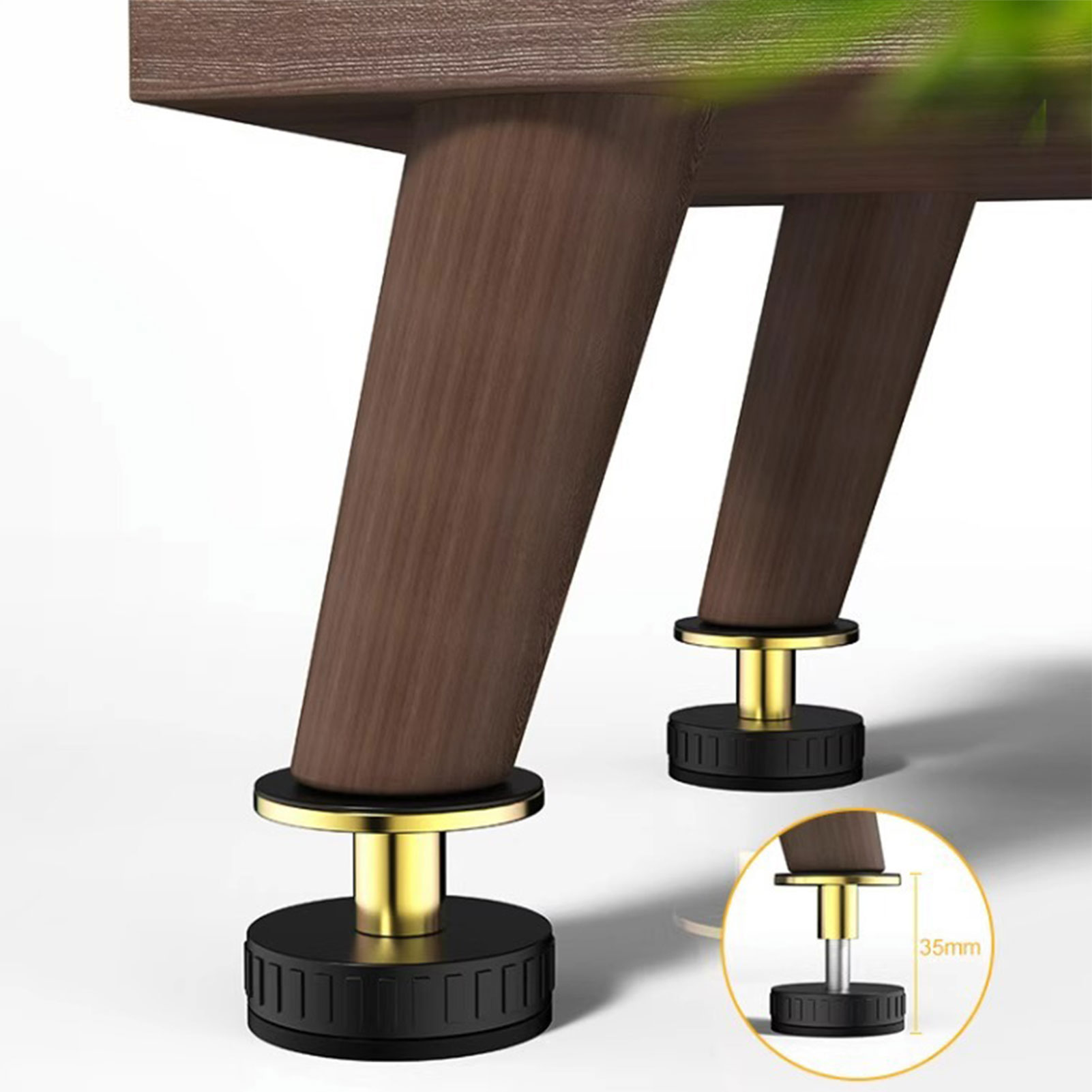 Cabinet Hinge Overlay - 4pcs Adjustable Furniture Leg Support Sofa