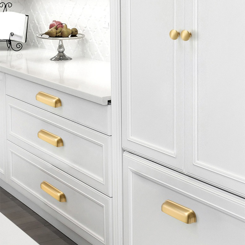 Furniture And Kitchen Hardware Fitting - European Solid Brass Handles for Furniture
