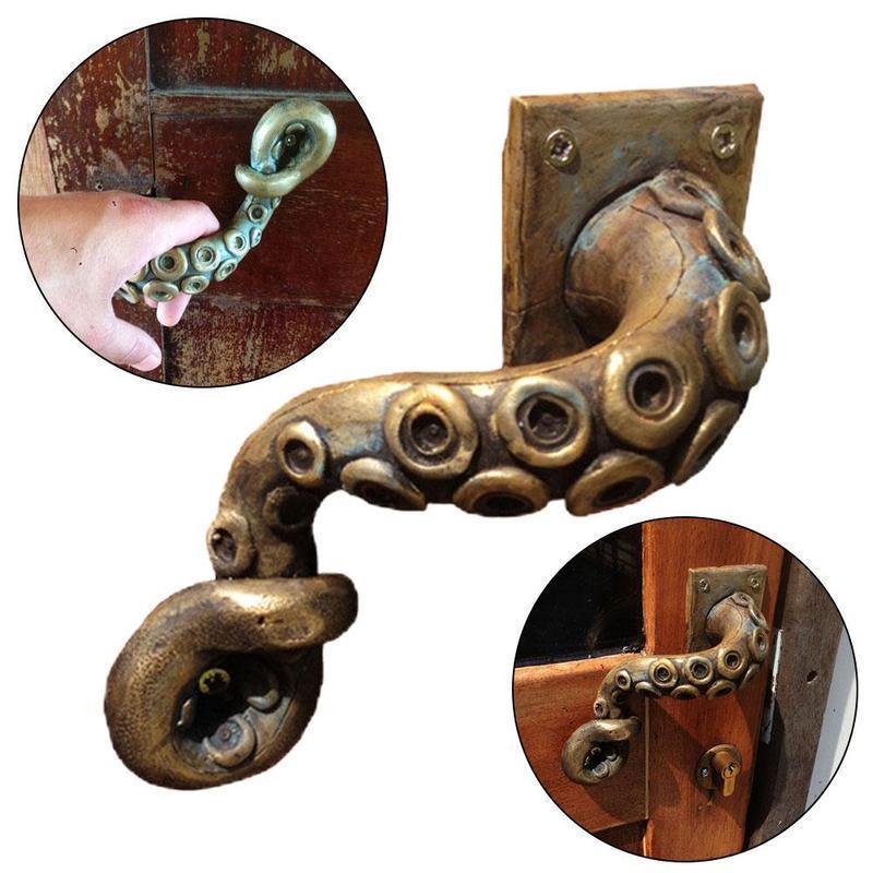 Furniture Hardware Vintage - Vintage Octopus Door Knob Outdoor Hook