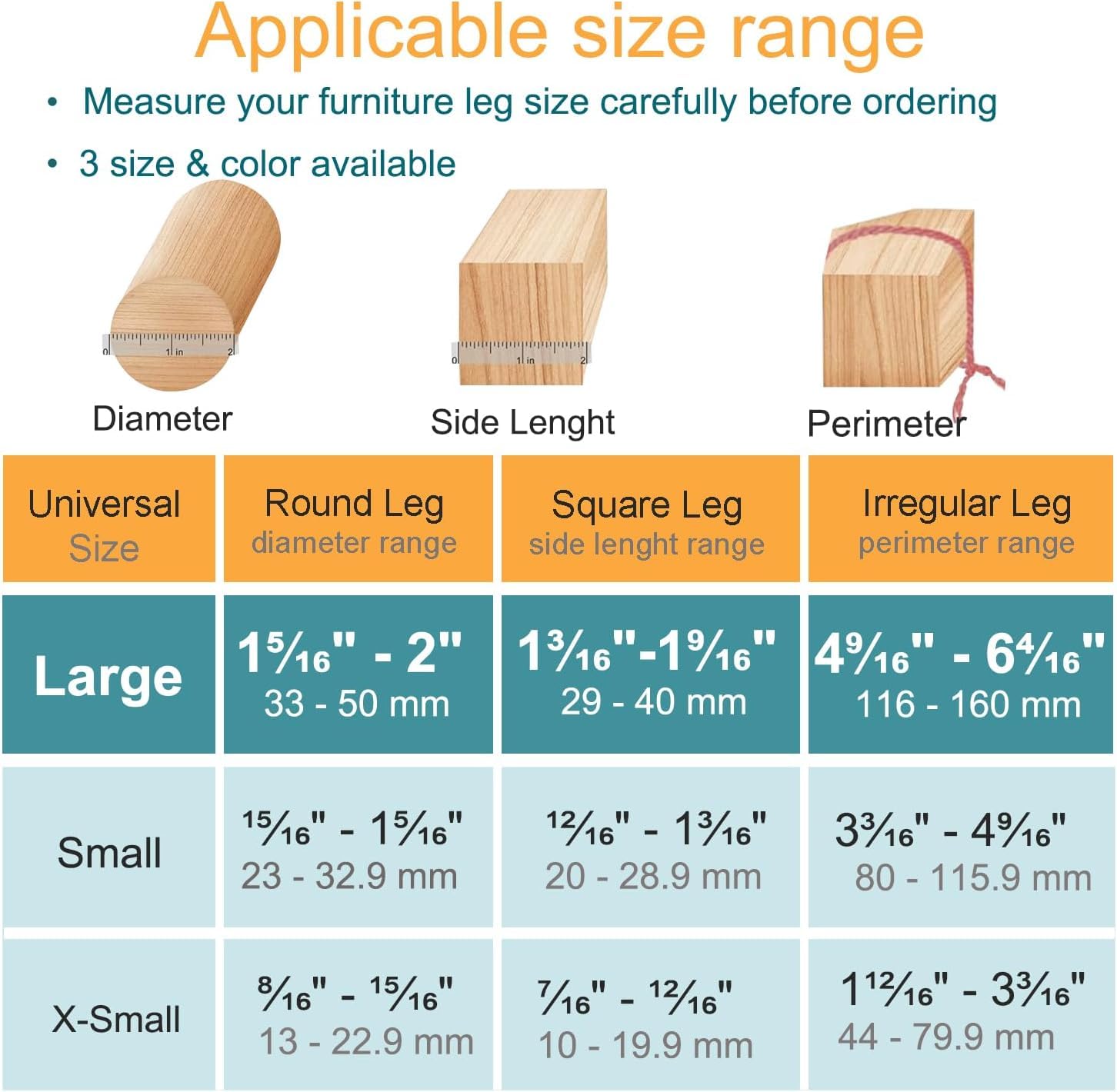 16 Pcs Chair Leg Floor Protect - огляд і ціна Furniture Foot Pad