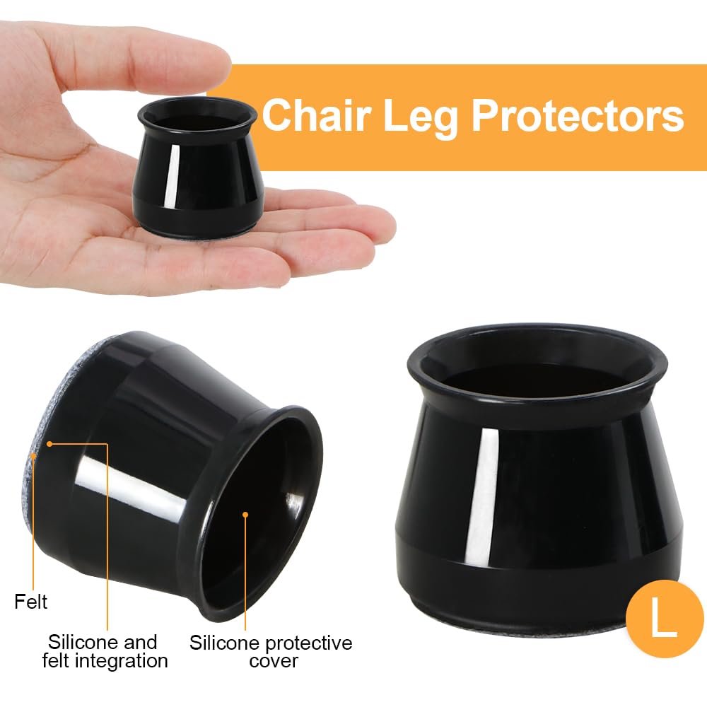 16 Pcs Chair Leg Floor Protect - огляд і ціна Furniture Foot Pad