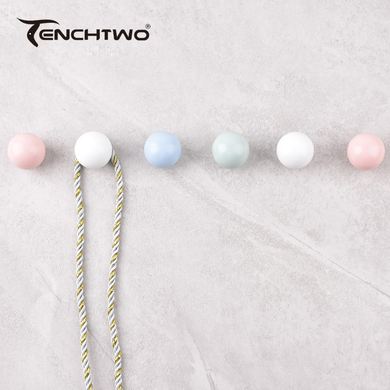 Round Ceramic Hook Clothes Han - огляд і ціна Furniture Hardware Manufacturers