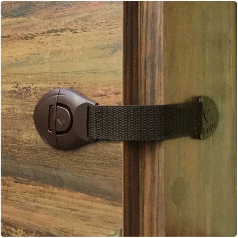 5pcs/lot Brown Cabinet Safety  - огляд і ціна Furniture Hardware Manufacturers
