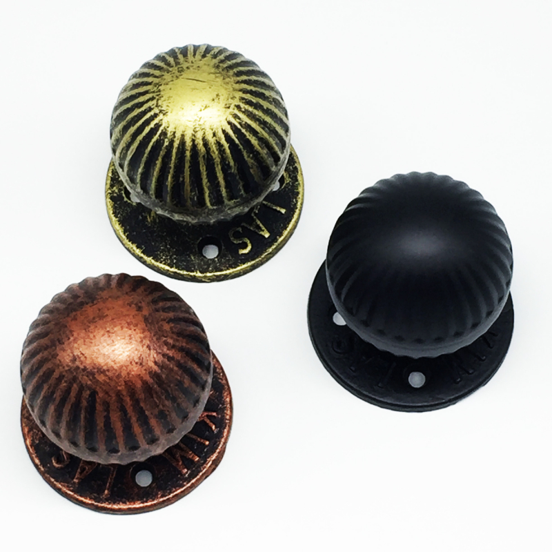Round Ball Vintage Iron Wooden - огляд і ціна Furniture Hardware Vintage