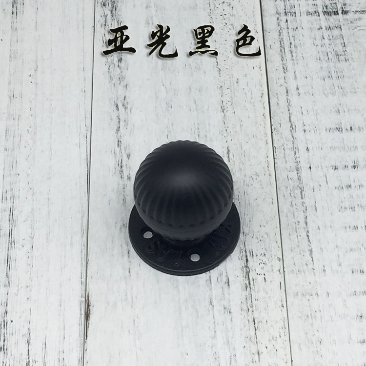 Round Ball Vintage Iron Wooden - огляд і ціна Furniture Hardware Vintage