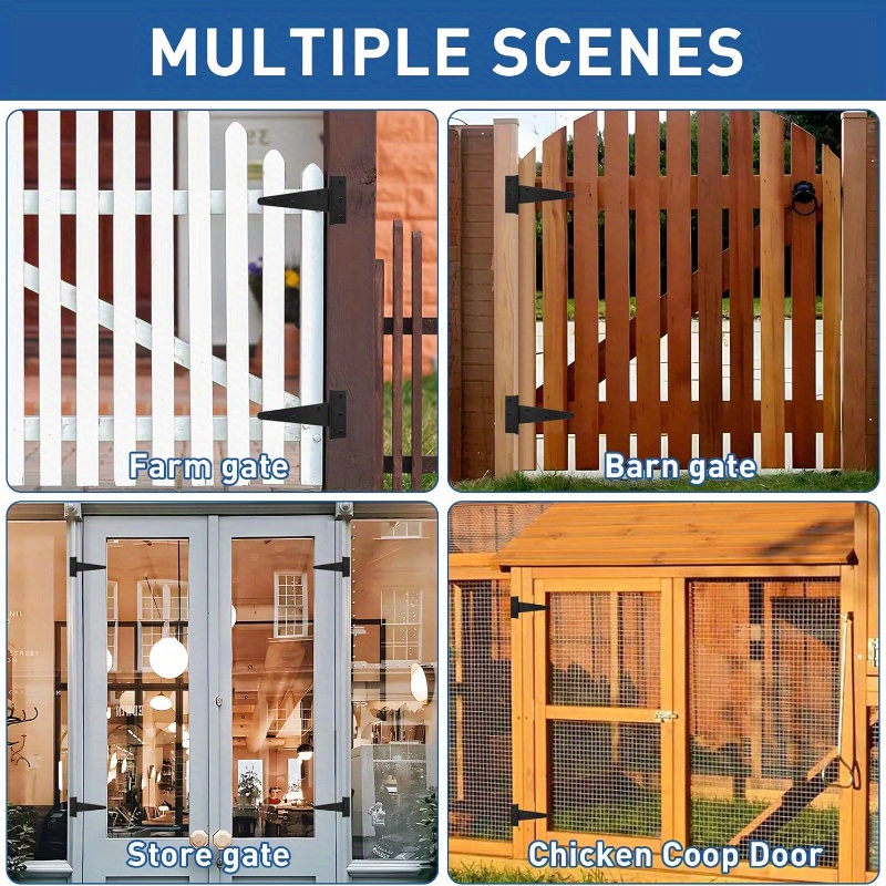 4Pcs Heavy Duty T-Strap Door H - огляд і ціна Cabinet Hinge Overlay