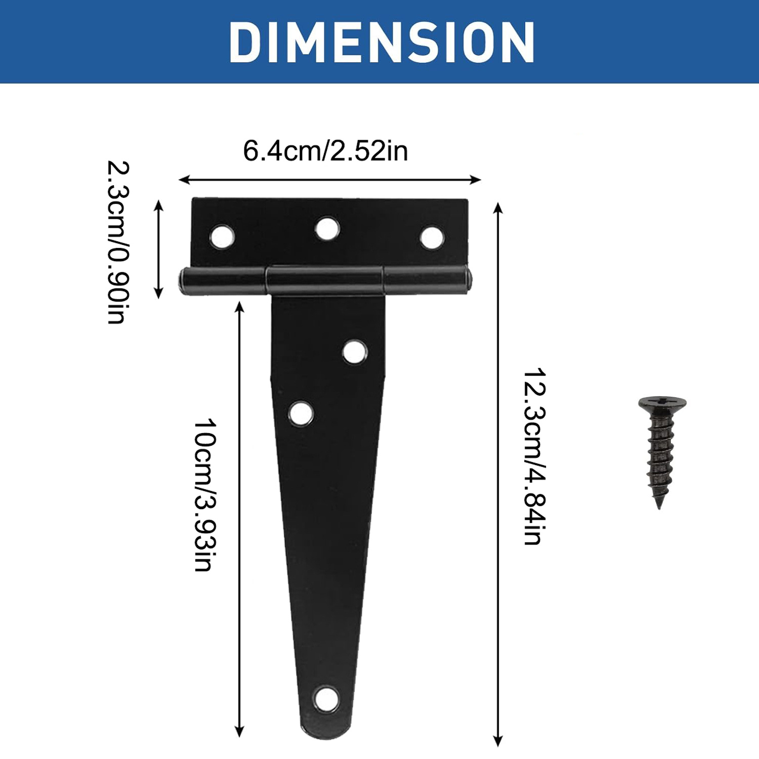 4Pcs Heavy Duty T-Strap Door H - огляд і ціна Cabinet Hinge Overlay