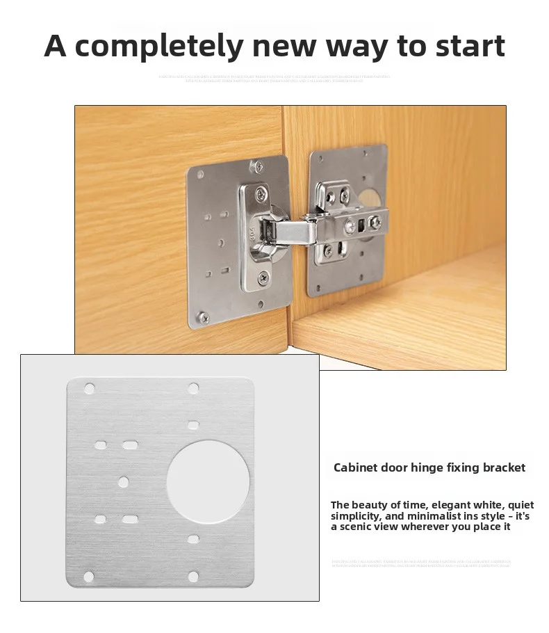 Cabinet Hinge Repair Plate Kit - огляд і ціна Cabinet Hinge Overlay