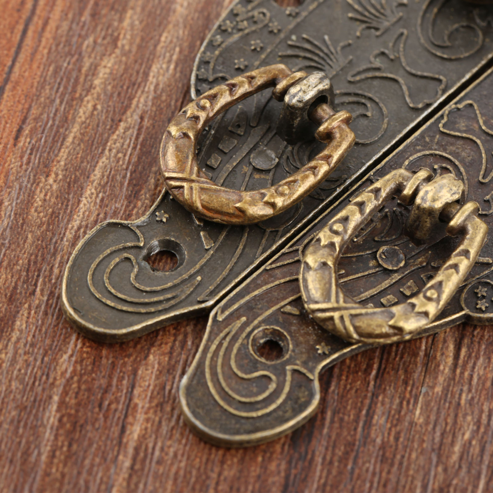1PC Antique Box Latch Hasp Vin - огляд і ціна Furniture Hardware Vintage