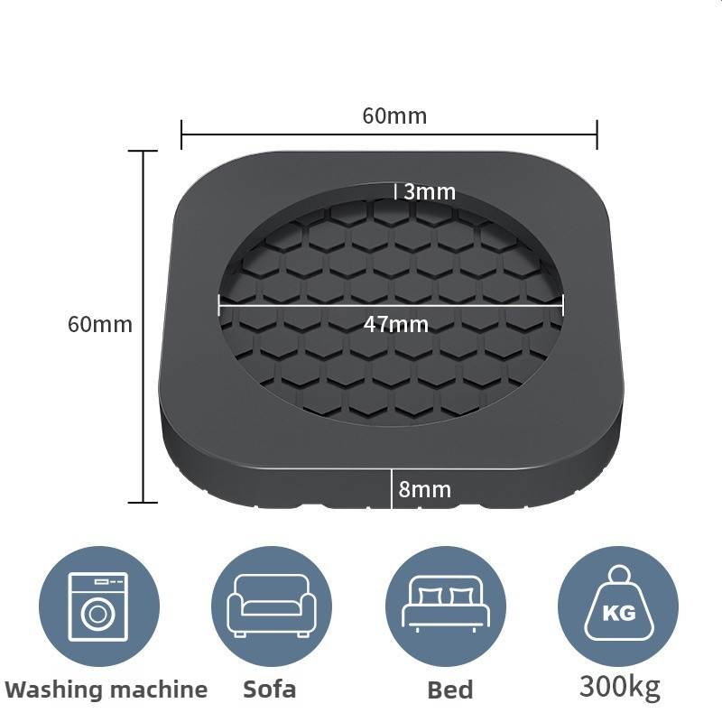 4Pcs Anti Vibration Feet Pads  - огляд і ціна Furniture Foot Pad