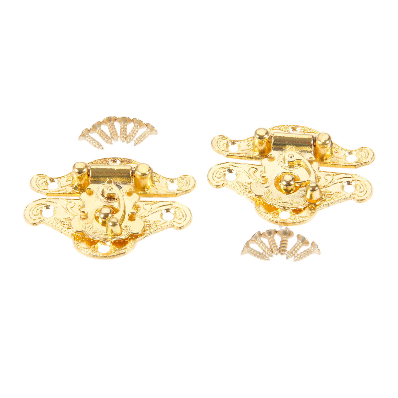 DRELD 2Pcs Antique Gold Box La - огляд і ціна Furniture Hardware Manufacturers
