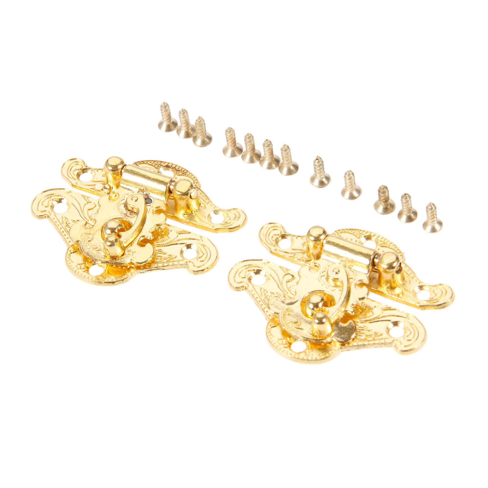 DRELD 2Pcs Antique Gold Box La - огляд і ціна Furniture Hardware Manufacturers