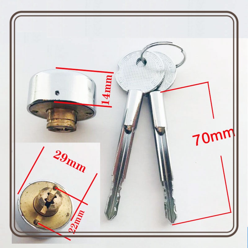 Safe Lock Core Cross Key Emerg - огляд і ціна Furniture Hardware Manufacturers