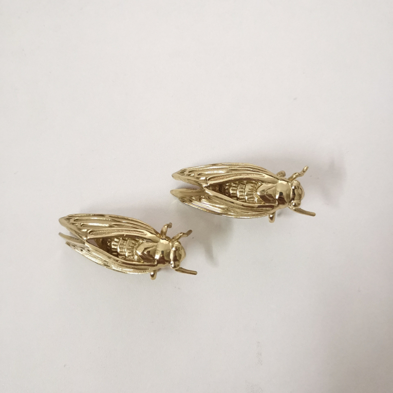 Brass Cicada Hardware Handle B - огляд і ціна Unique Furniture Hardware