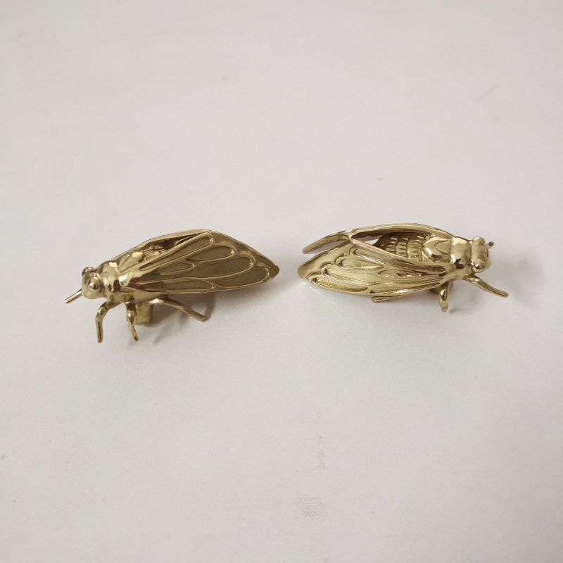 Brass Cicada Hardware Handle B - огляд і ціна Unique Furniture Hardware