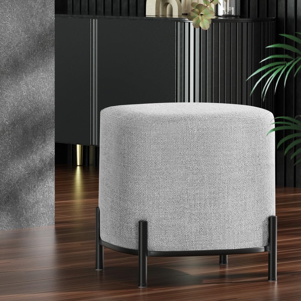**/Ottoman, Round Footstool Lo - огляд і ціна Furniture Foot Pad