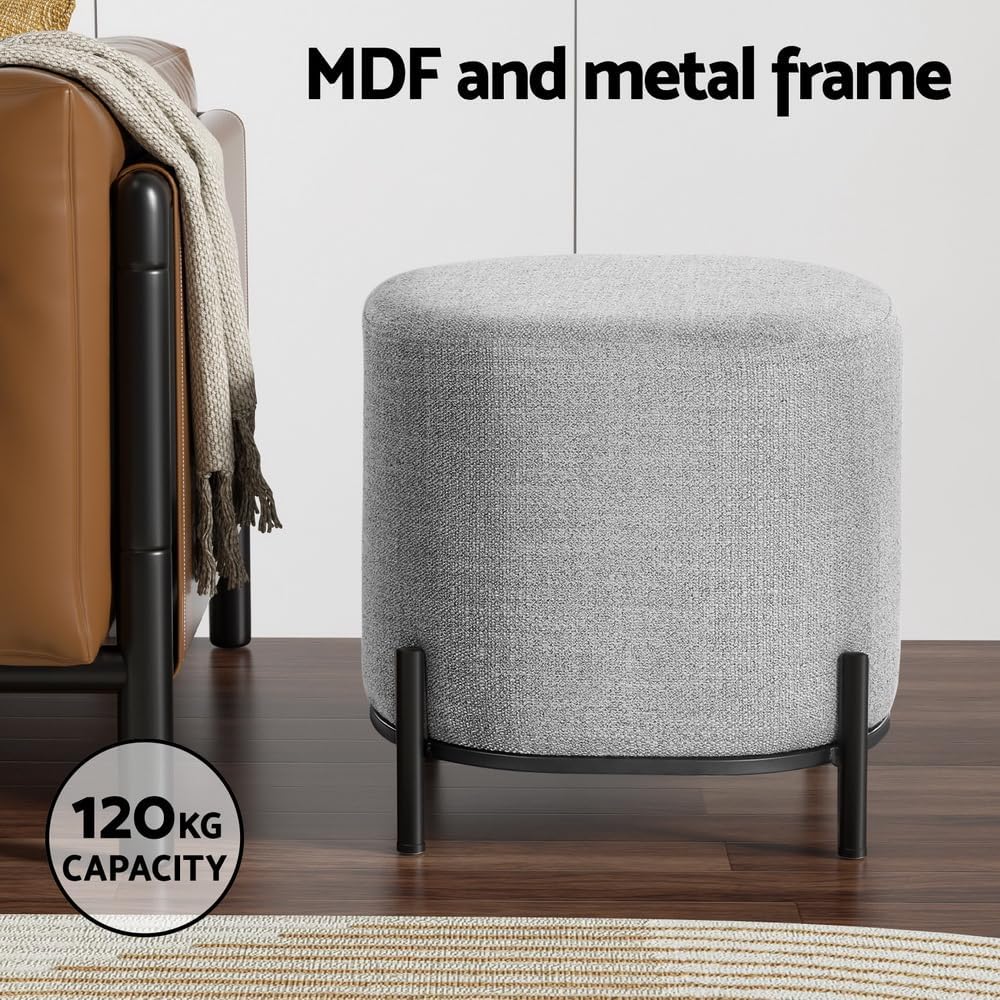 **/Ottoman, Round Footstool Lo - огляд і ціна Furniture Foot Pad
