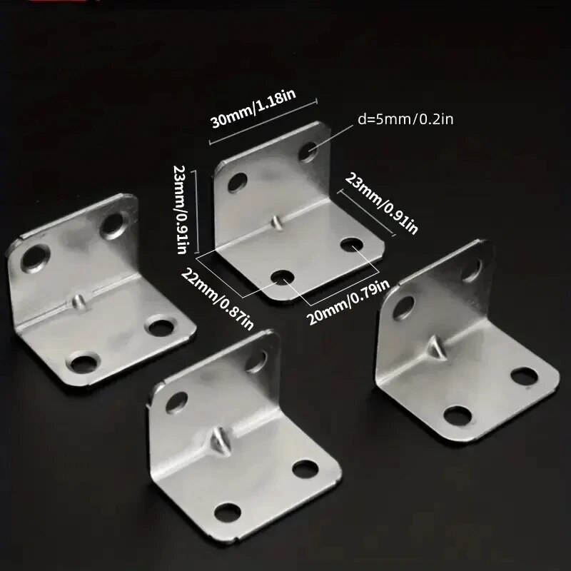 20pcs Angle Iron Board Table,  - огляд і ціна Cabinet Hinge Overlay