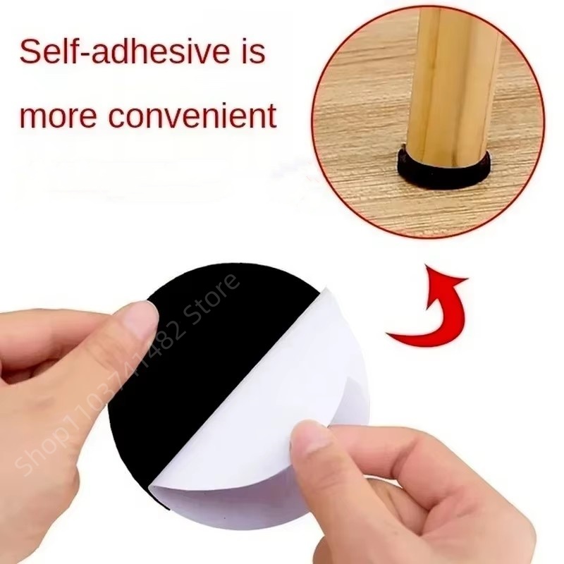 2-48Pc Self Adhesive Black Fur - огляд і ціна Furniture Foot Pad
