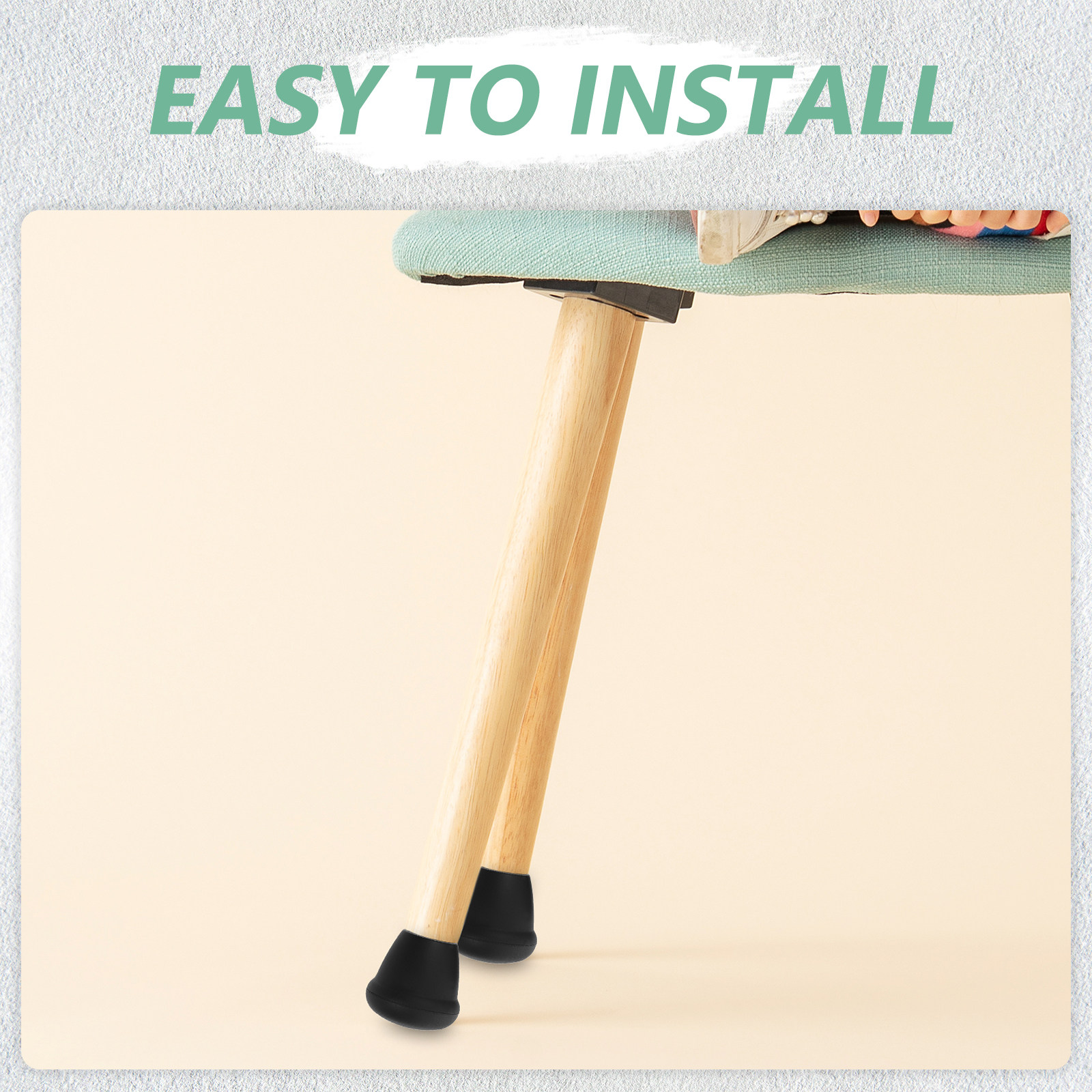 4Pcs Anti-Slip Chair Leg Prote - огляд і ціна Furniture Foot Pad
