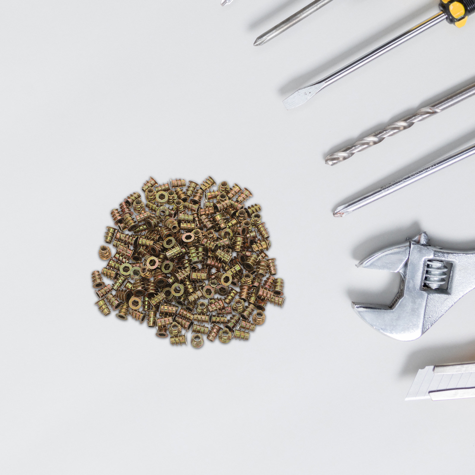 200Pcs Flanged Hex Socket Thre - огляд і ціна Furniture Hardware Threaded Inserts