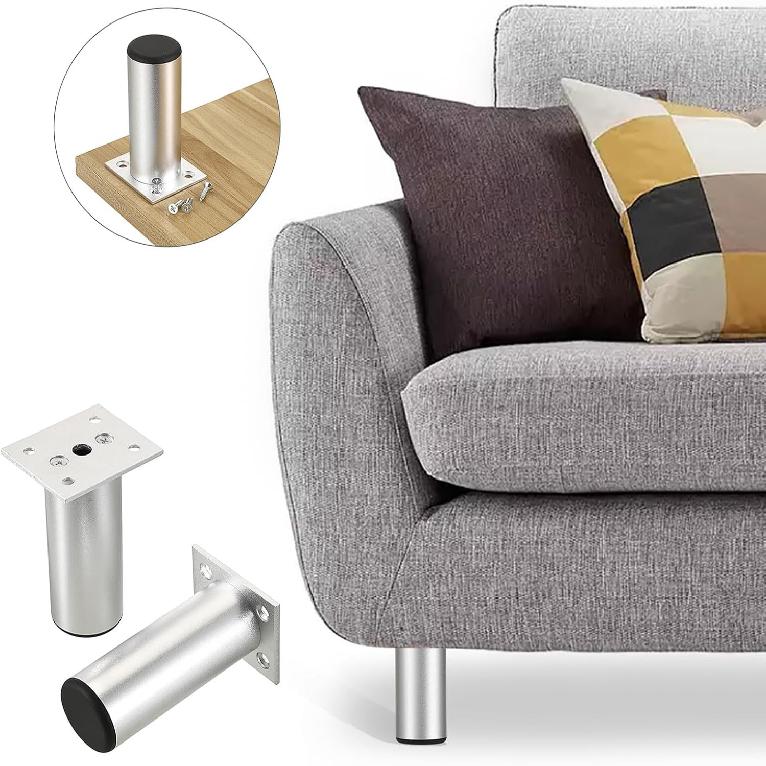 4pcs Stainles Steel Furniture  - огляд і ціна Cabinet Hinge Overlay