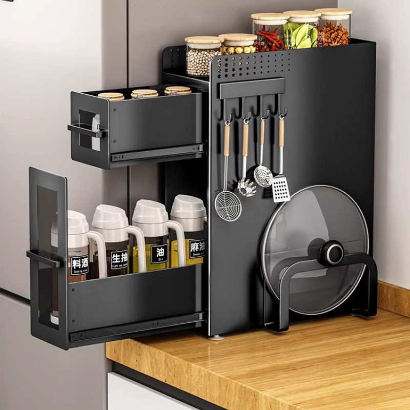 Corner Spice Rack Pull-Out Org - огляд і ціна Cabinet Hinge Overlay