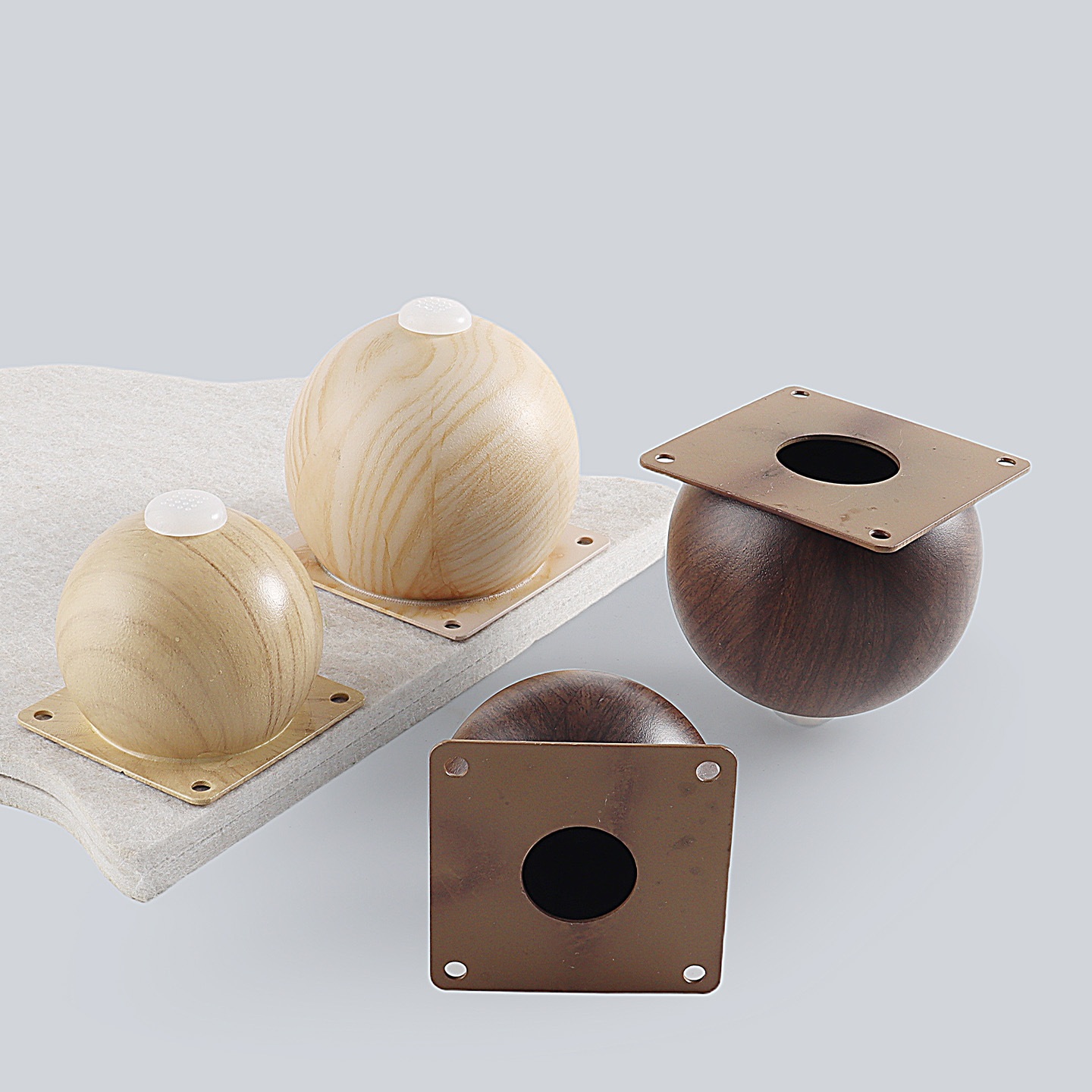 4Pcs Steel Ball Shaped Furnitu - огляд і ціна Cabinet Hinge Overlay