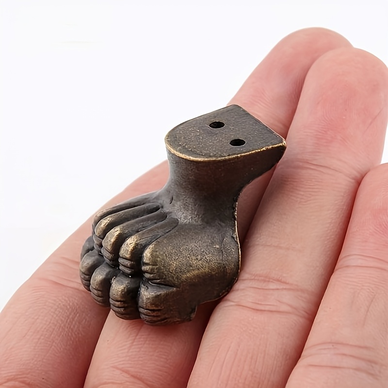 8pcs Antique Foot Brass Jewelr - огляд і ціна Cabinet Hinge Overlay