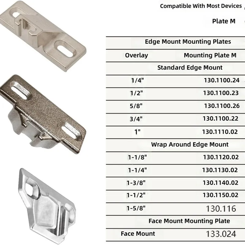 Cabinet Door Hinges 110 Degree - огляд і ціна Soft Close Hinge