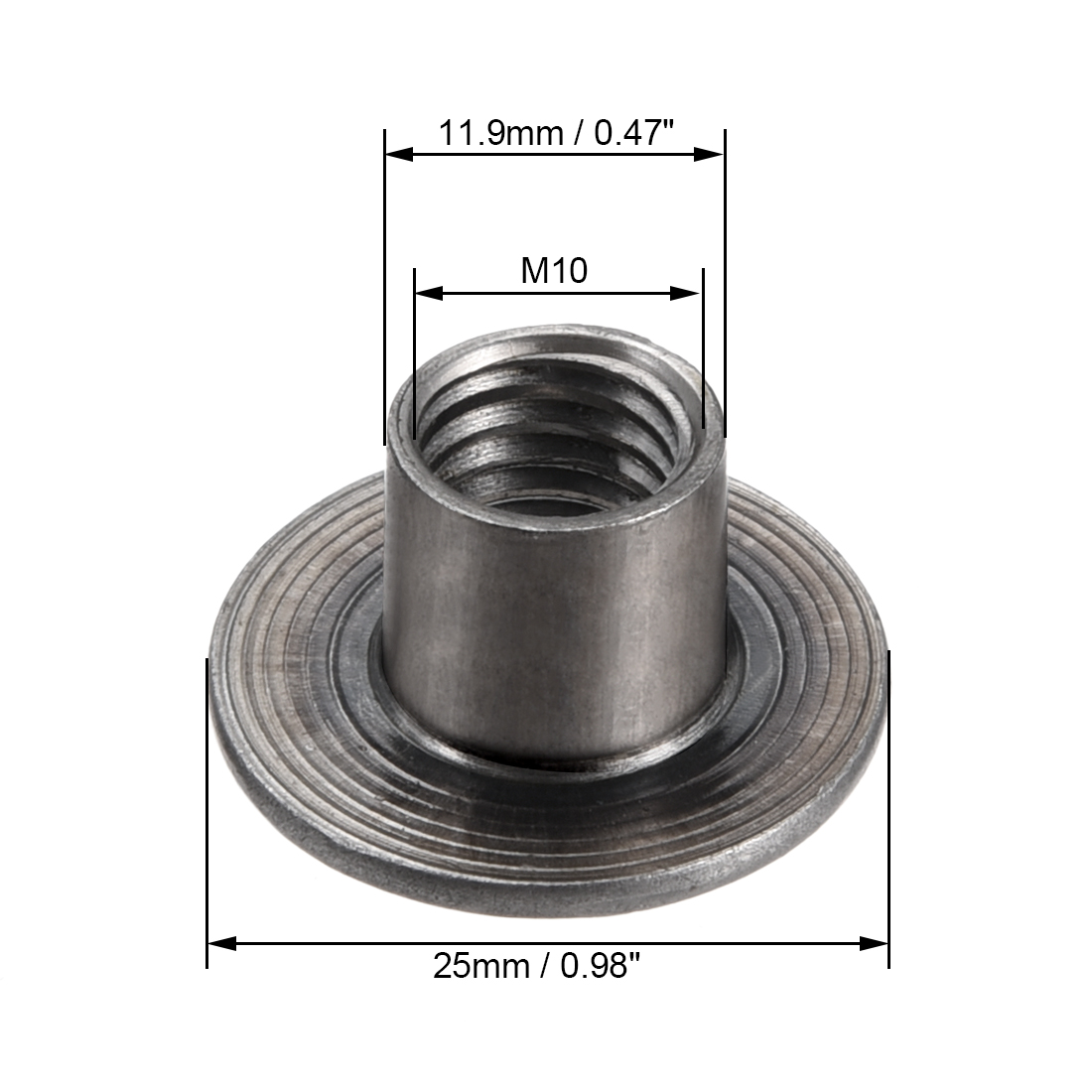 30Pcs M8 M10 Carbon Steel Roun - огляд і ціна Furniture Hardware Threaded Inserts