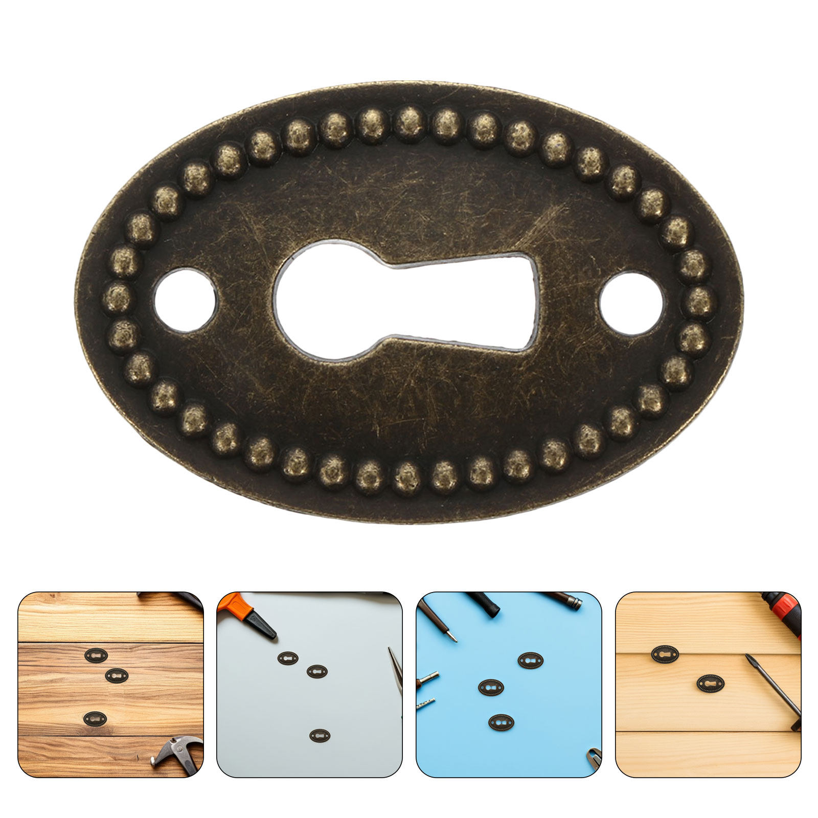 16Pcs Vintage Zinc Alloy Oval  - огляд і ціна Furniture Hardware Vintage