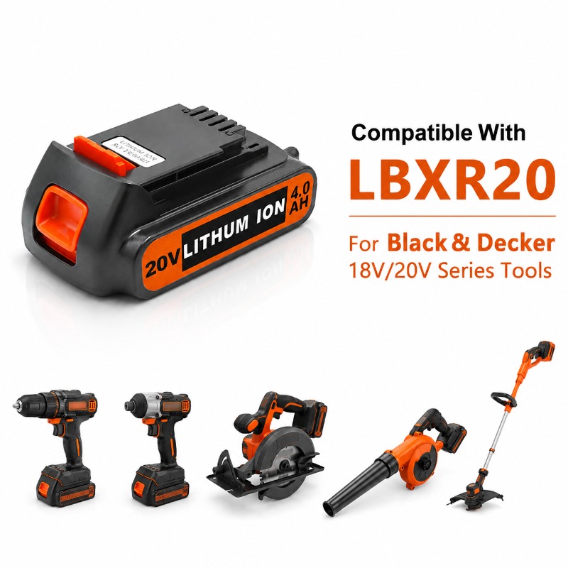 20V 6.0Ah Battery For Black&De - огляд і ціна Black+Decker Tool Cordless