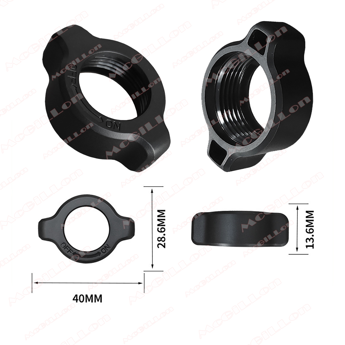 17mm Ball Fixing Clip Nut Scre - огляд і ціна Cam Lock Nut