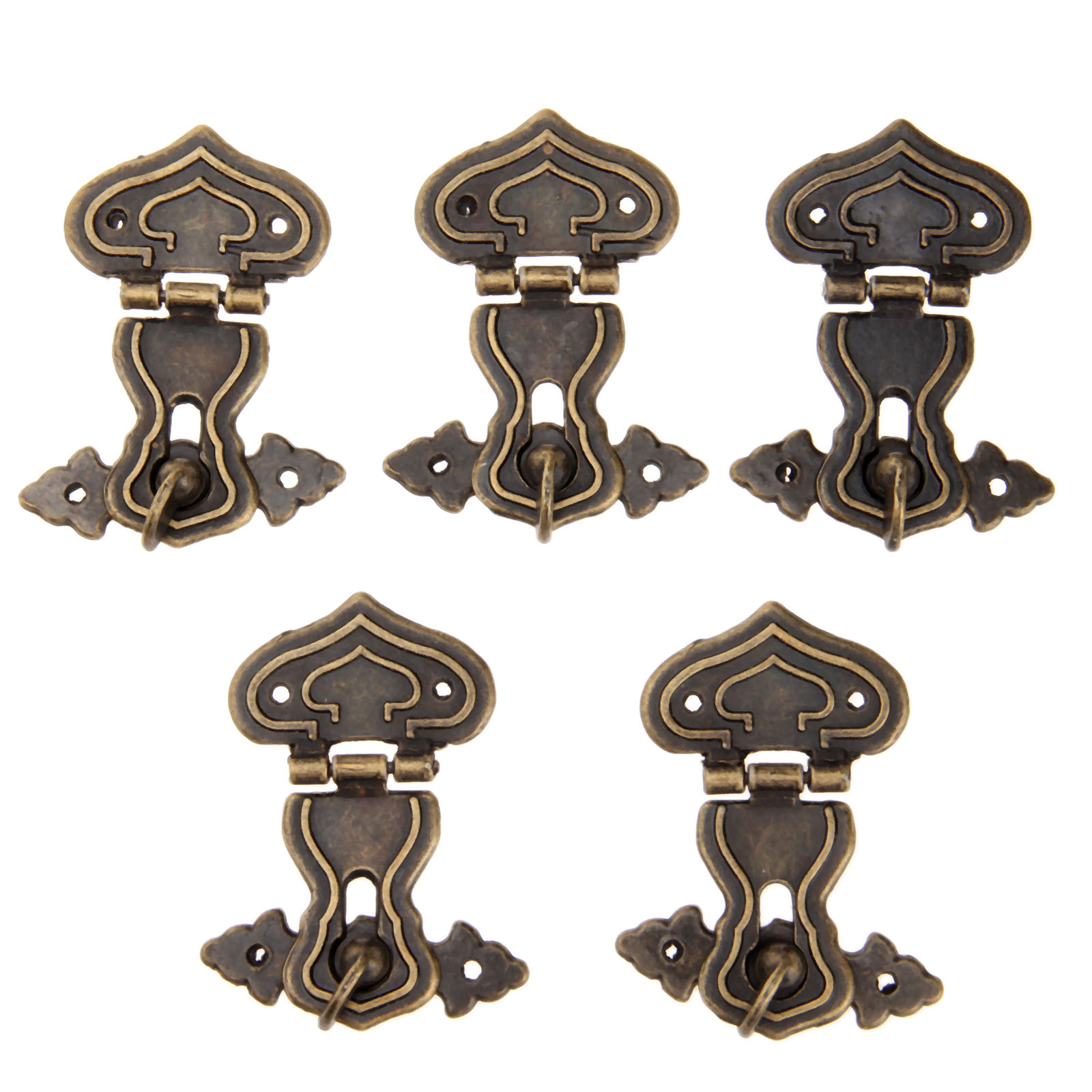 5Pcs 63x47mm Antique Metal Loc - огляд і ціна Furniture Hardware Vintage