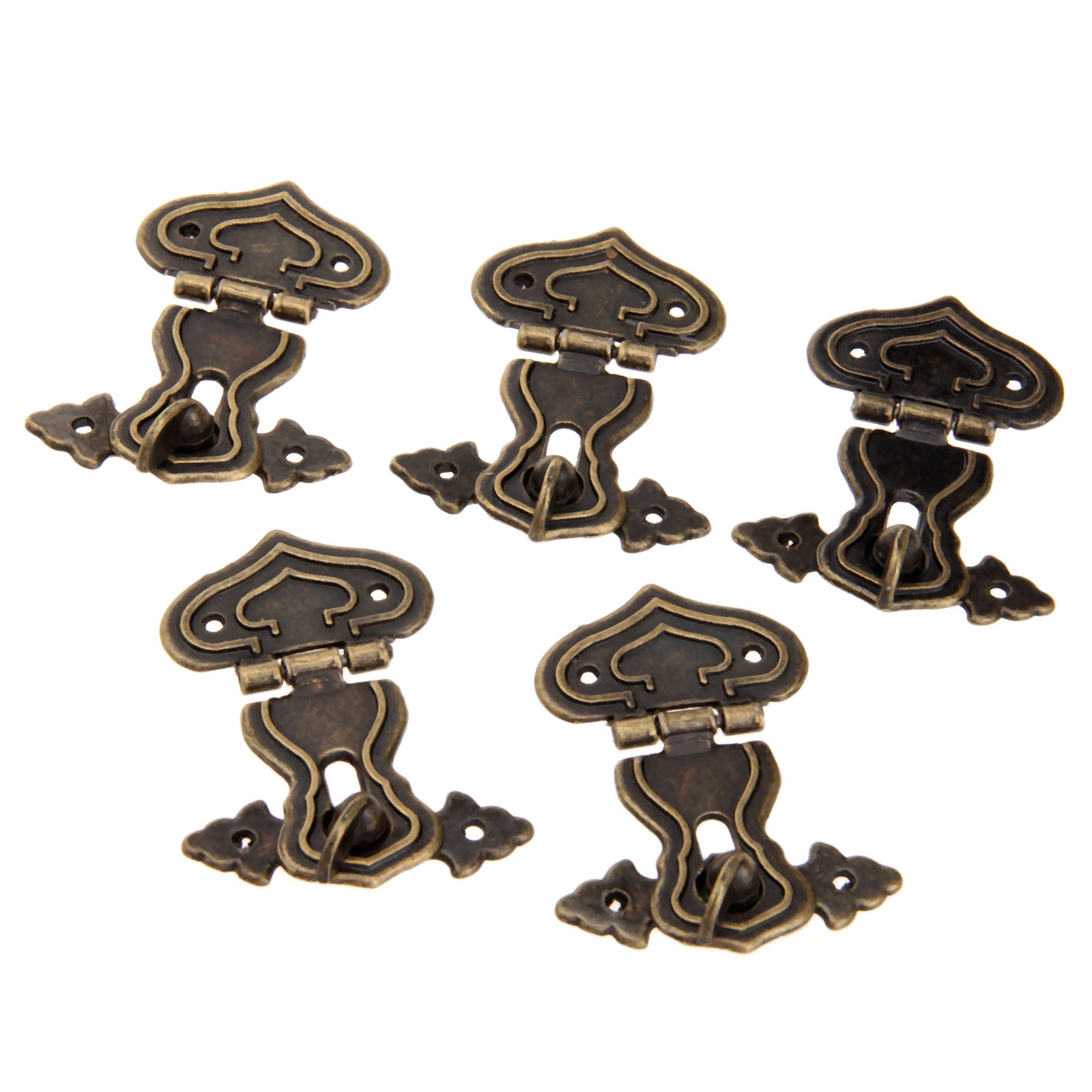 5Pcs 63x47mm Antique Metal Loc - огляд і ціна Furniture Hardware Vintage