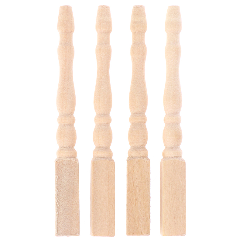 ●4pcs/set 1:12 Dollhouse Minia - огляд і ціна Furniture Leg Set