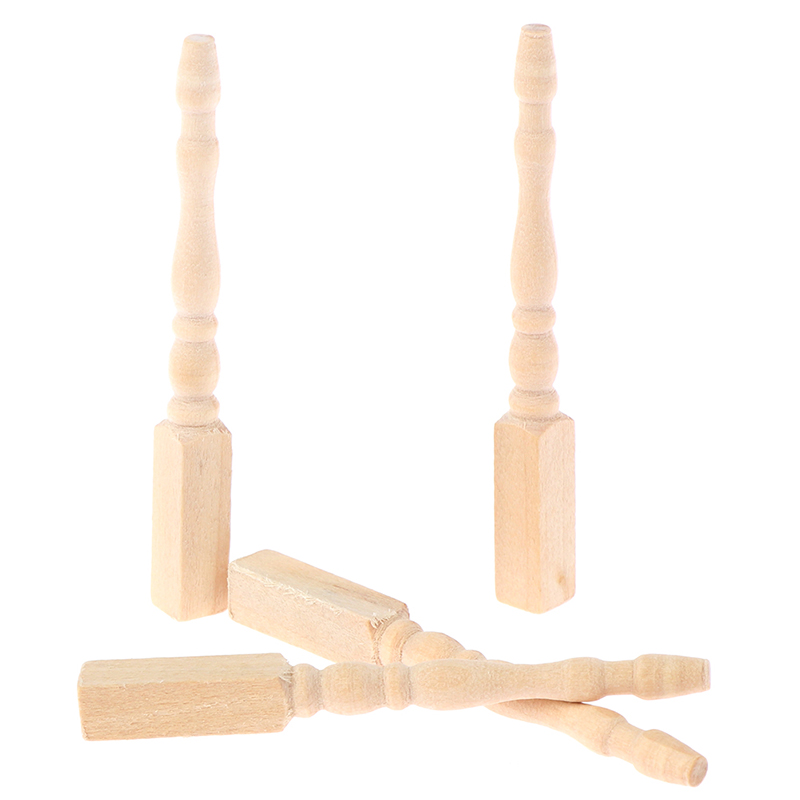 ●4pcs/set 1:12 Dollhouse Minia - огляд і ціна Furniture Leg Set