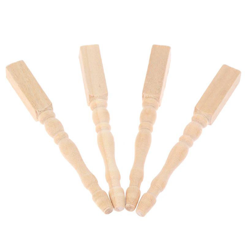 ●4pcs/set 1:12 Dollhouse Minia - огляд і ціна Furniture Leg Set