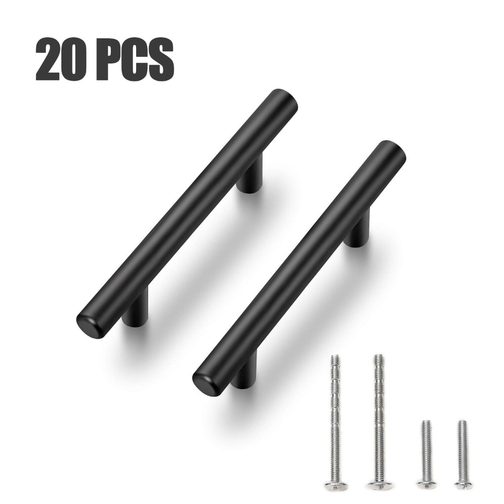 20 PCS Cabinet Pulls Matte Bla - огляд і ціна Restoration Hardware Furniture Used