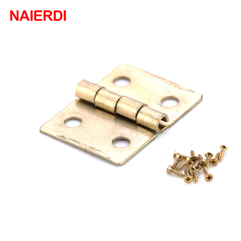 50PCS NAIERDI Antique Hinge Mi - огляд і ціна Furniture Hardware Vintage