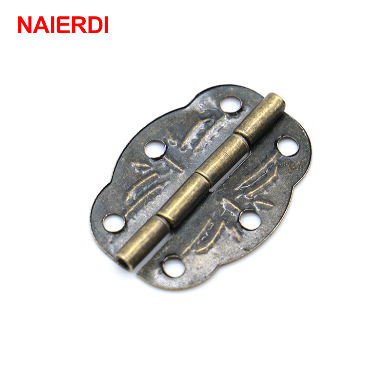 20pcs NAIERDI Bronze Hinges De - огляд і ціна Furniture Hardware Vintage