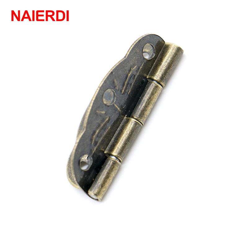 20pcs NAIERDI Bronze Hinges De - огляд і ціна Furniture Hardware Vintage