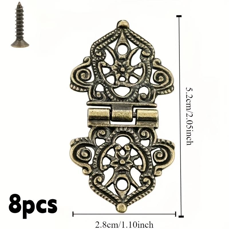 8PCS Vintage Alloy Hollow Flow - огляд і ціна Furniture Hardware Vintage