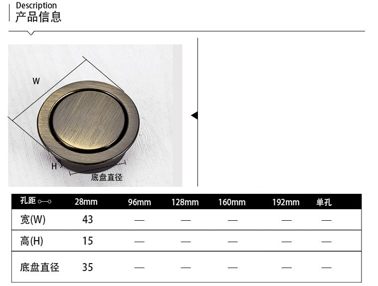 Concealed Dark Handle Hidden F - огляд і ціна Furniture Hardware Vintage