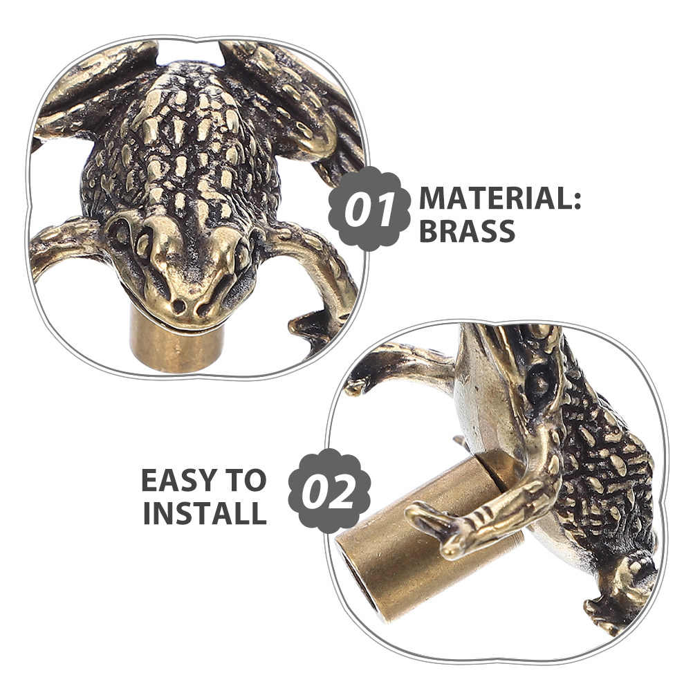 2Pcs Brass Toad Door Handles V - огляд і ціна Unique Furniture Hardware
