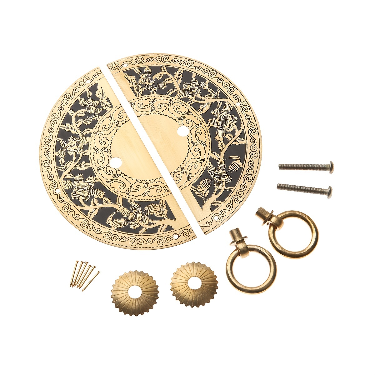 Vintage Brass Latch Plate Hand - огляд і ціна Furniture Hardware Vintage